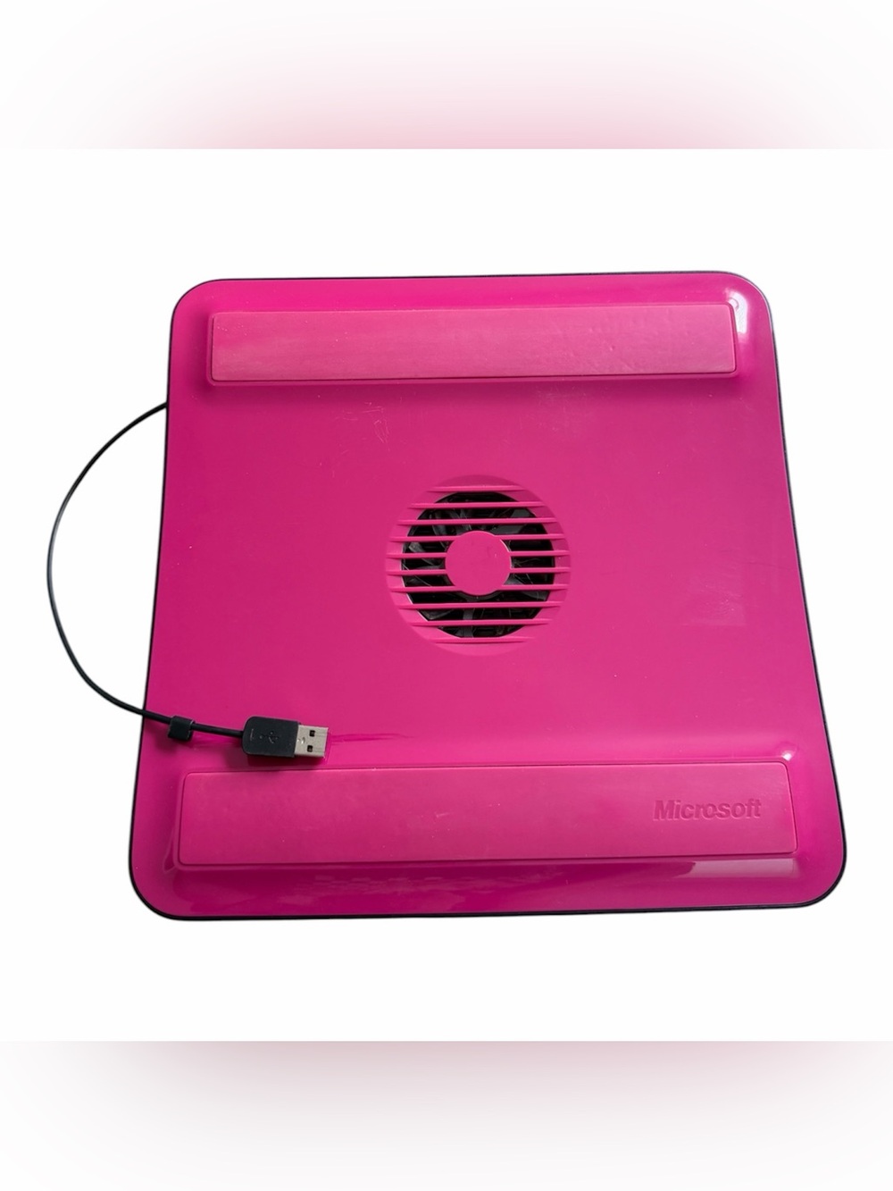 Microsoft Notebook Laptop Cooling Base Microsoft Hardware USB Powered Pink